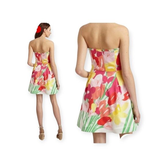 Lavish Lilly's Floral Strapless Cheerful Dress by Lilly Pulitzer size 6 (XS/S) - Picture 7 of 16